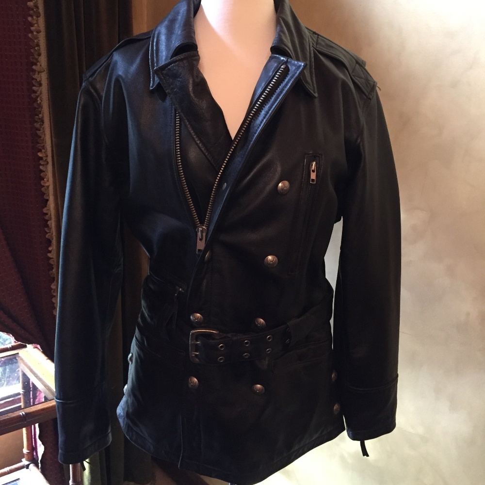 S/M Harley Leather Jacket